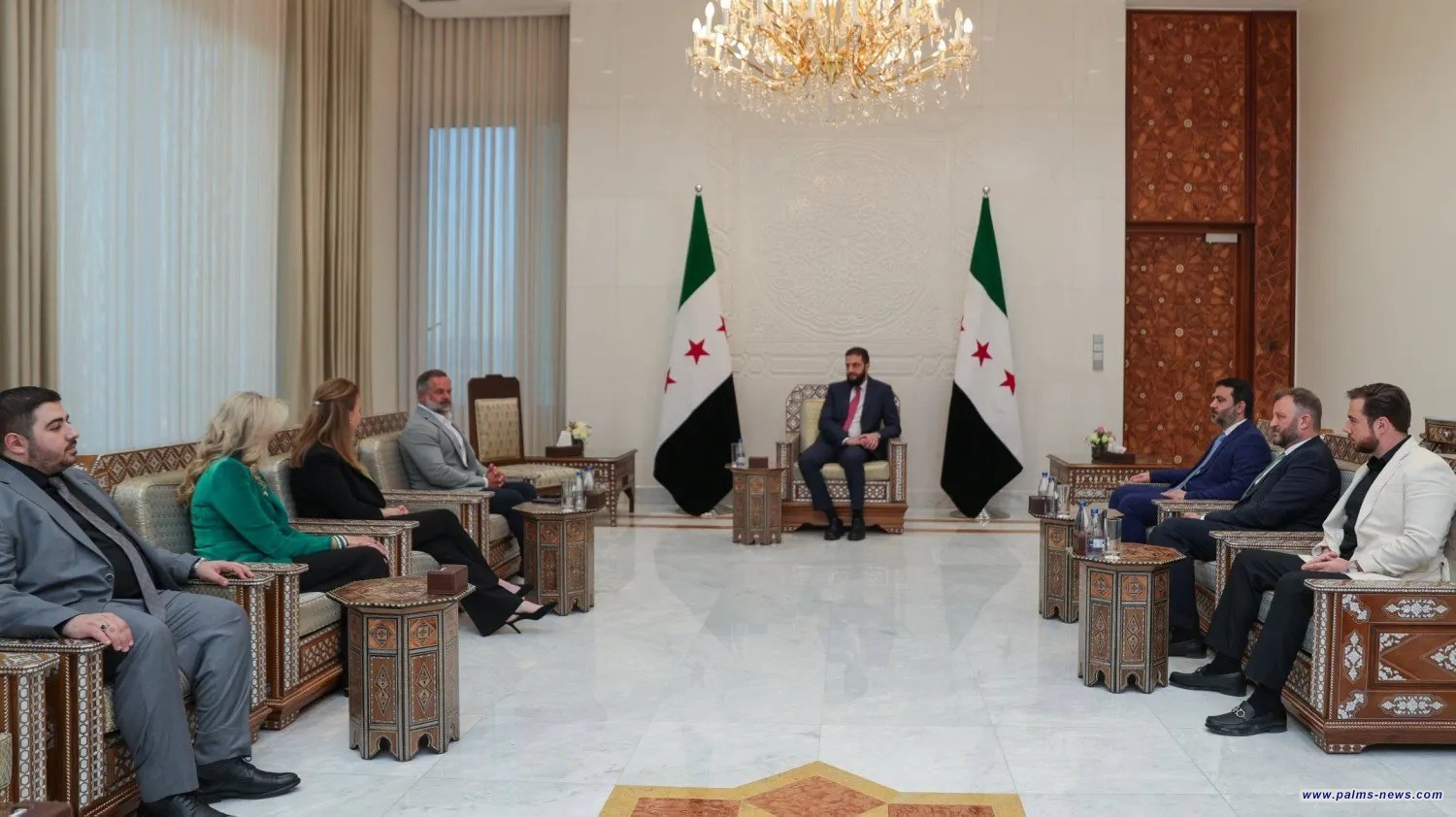 للمرة الأولى منذ سقوط الأسد... نائب أميركي يزور دمشق ويلتقي الشرع